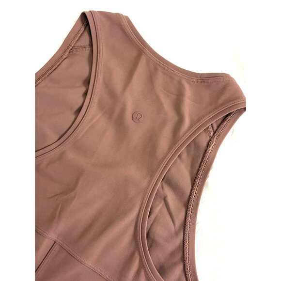 Like New Lululemon Get Going Midi Dress Red Dust Nulu Racerback Tank Size 4 S - Picture 8 of 15